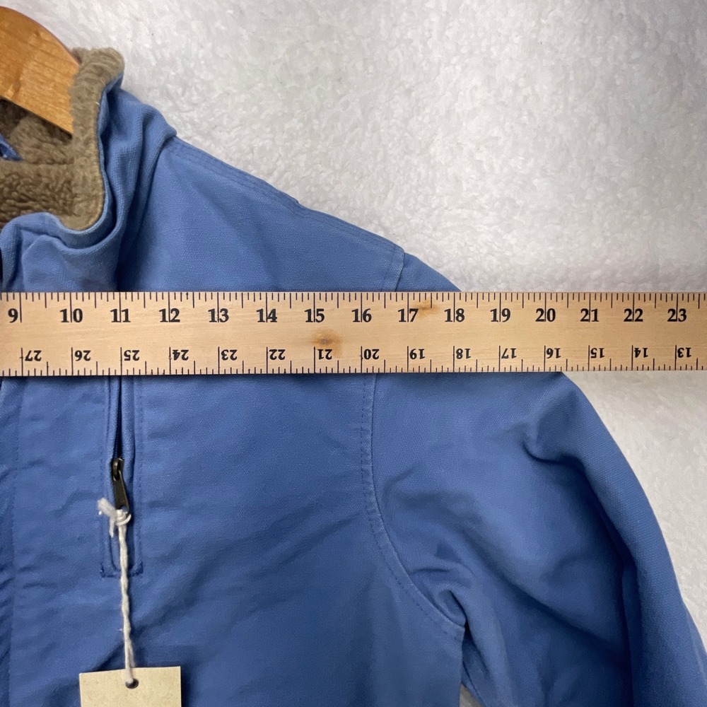 Carhartt‎ Jacket Sherpa Lined Womens Medium WJ022 FHB French Blue NWT - Picture 9 of 16
